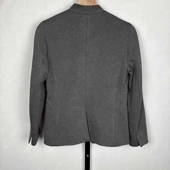 J. Crew 365 Going Out Blazer Women's 6 Stretch Twill Gray Jacket Preppy Workwear - Picture 8 of 11